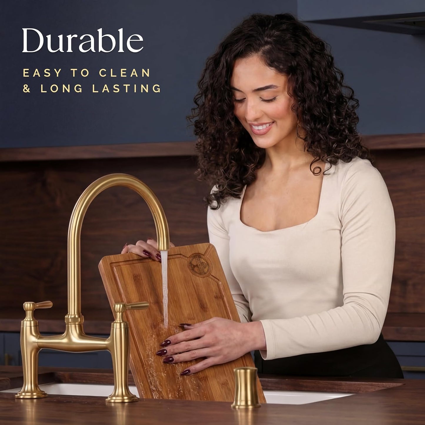 Pre-Oiled, Non Toxic 3-Piece Carbonized Bamboo Cutting Board Set, Eco-Friendly Wooden Chopping Boards for Kitchen with Hanging Hole, 500°F Carbonized Technology Charcuterie Serving Boards