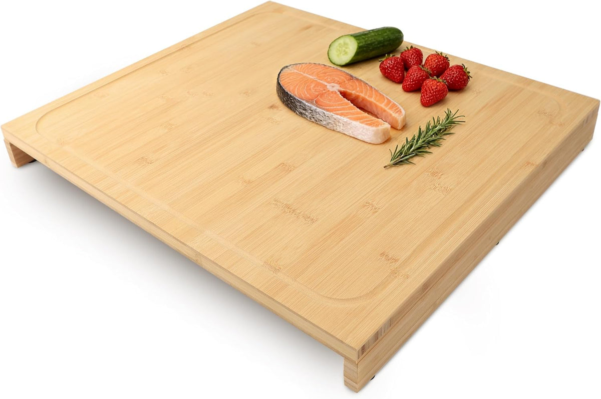 18.1x21.3 Inch Large Bamboo Cutting Board
