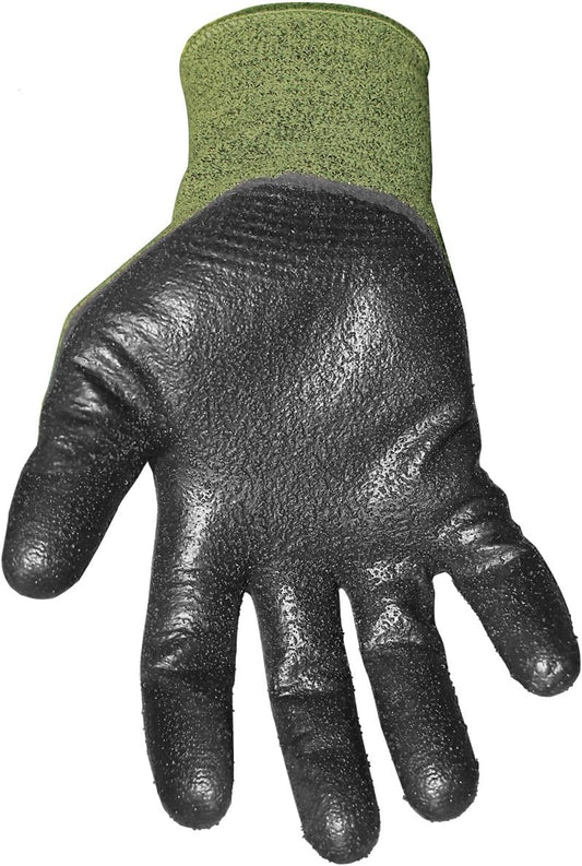 unisex adult cut resistant safety gloves, Multicolored, Large US,Green