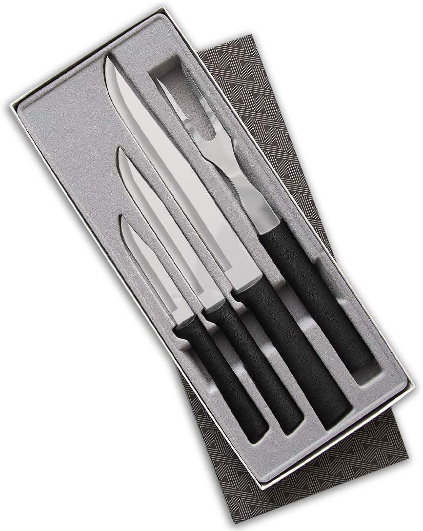 Prepare Then Carve Gift Set (S3C) & Sharpener, Silver