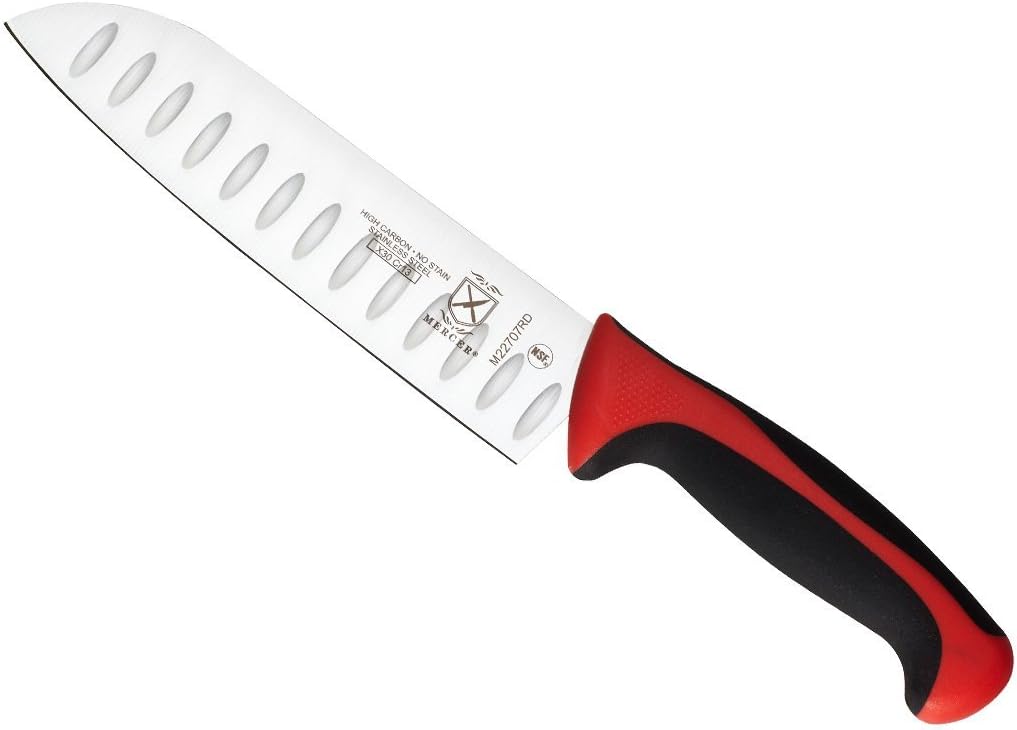 Millennia Color Handle Cutlery 9" Offset Bread Knife (Wavy Edge) White - Colors B