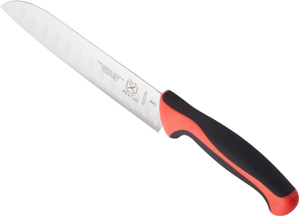 Millennia Color Handle Cutlery 9" Offset Bread Knife (Wavy Edge) White - Colors B