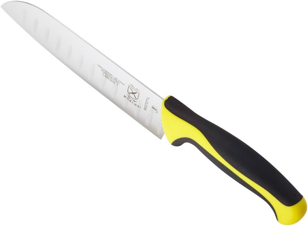 Millennia Color Handle Cutlery 9" Offset Bread Knife (Wavy Edge) White - Colors B