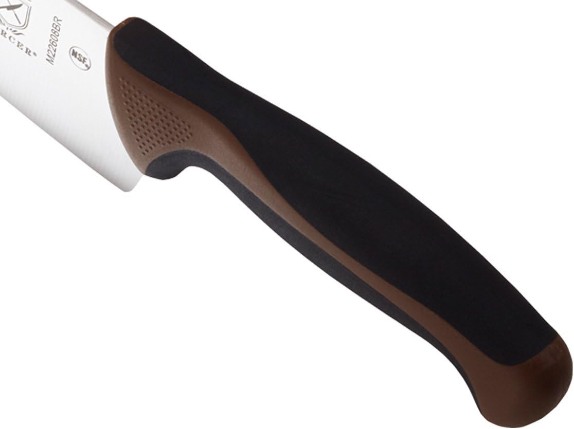 Millennia Color Handle Cutlery 9" Offset Bread Knife (Wavy Edge) White - Colors B