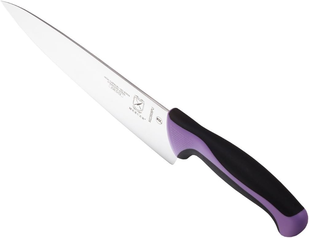 Millennia Color Handle Cutlery 9" Offset Bread Knife (Wavy Edge) White - Colors B