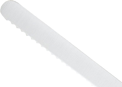 Millennia Color Handle Cutlery 9" Offset Bread Knife (Wavy Edge) White - Colors B