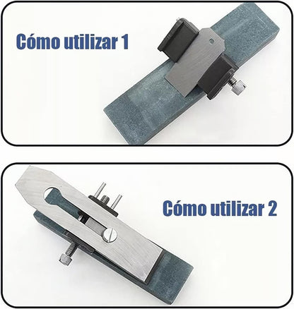 Woodworking Sharpening Guide System, Precision Honing Jig | Chisels & Plane Irons | Stainless Steel Fixture | Smooth Roller | Easy Sharpening