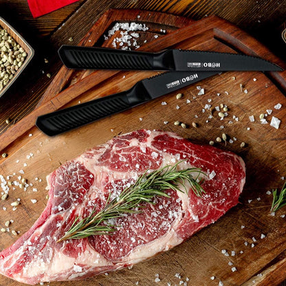 Kitchen Knife Set,15-Piece Knife Set With Block Wooden,Self Sharpening For Chef Knife Set,High Carbon Japan Stainless Steel Hammered Collection Knife Block Set with Steak Knives, Boxed Knife Set