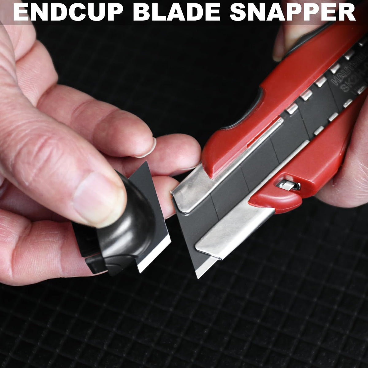 Heavy Duty Utility Knife Set 25mm Retractable Box Cutter with Auto-Lock, 11 Blades, Snap-Off Blade and Cable Slicing Slot for Warehouse, Construction and DIY 0205