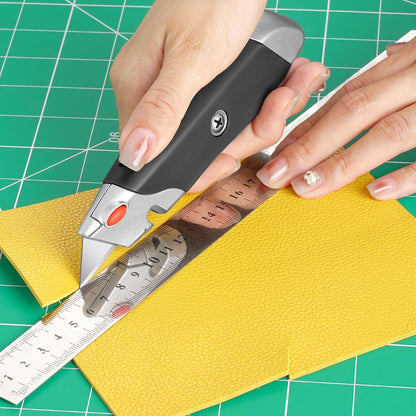 Box Cutter Retractable Utility Knife, 9mm Wide Blade