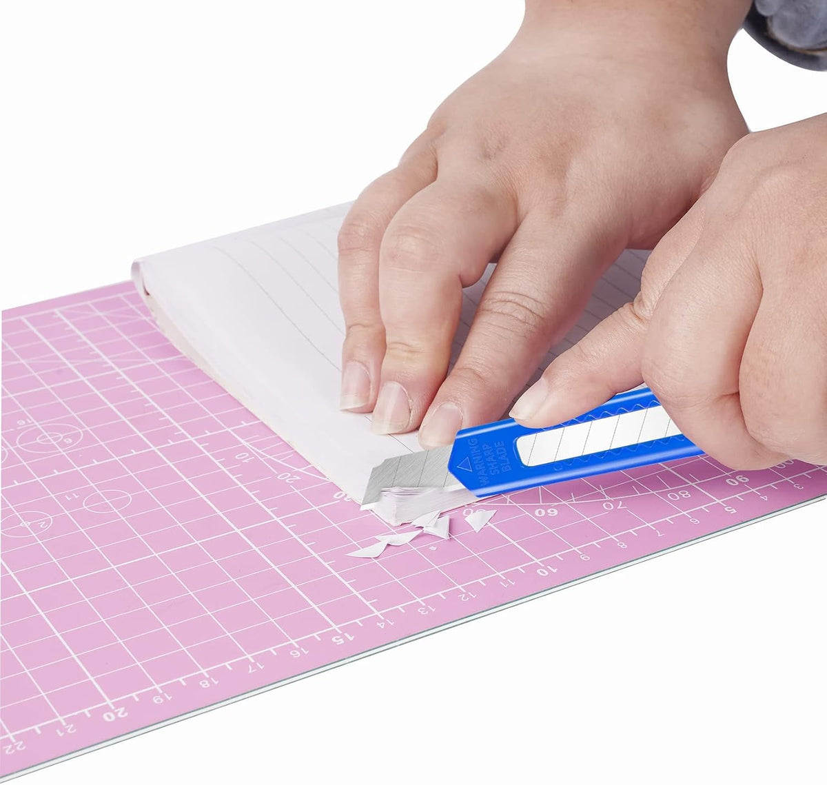 Box Cutter Retractable Utility Knife, 9mm Wide Blade
