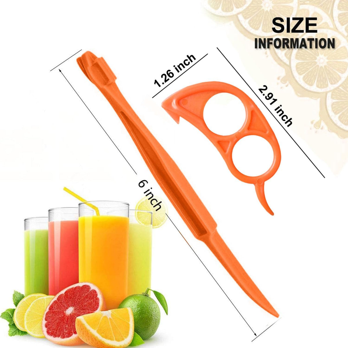 Orange Peeler Tools Citrus Peel Cutter Plastic Fruit Vegetable Slicer Cutter Lemon Peeler Opener Remover Fruit Tools Kitchen Accessories Cooking Knife Kitchen Gadgets (3)
