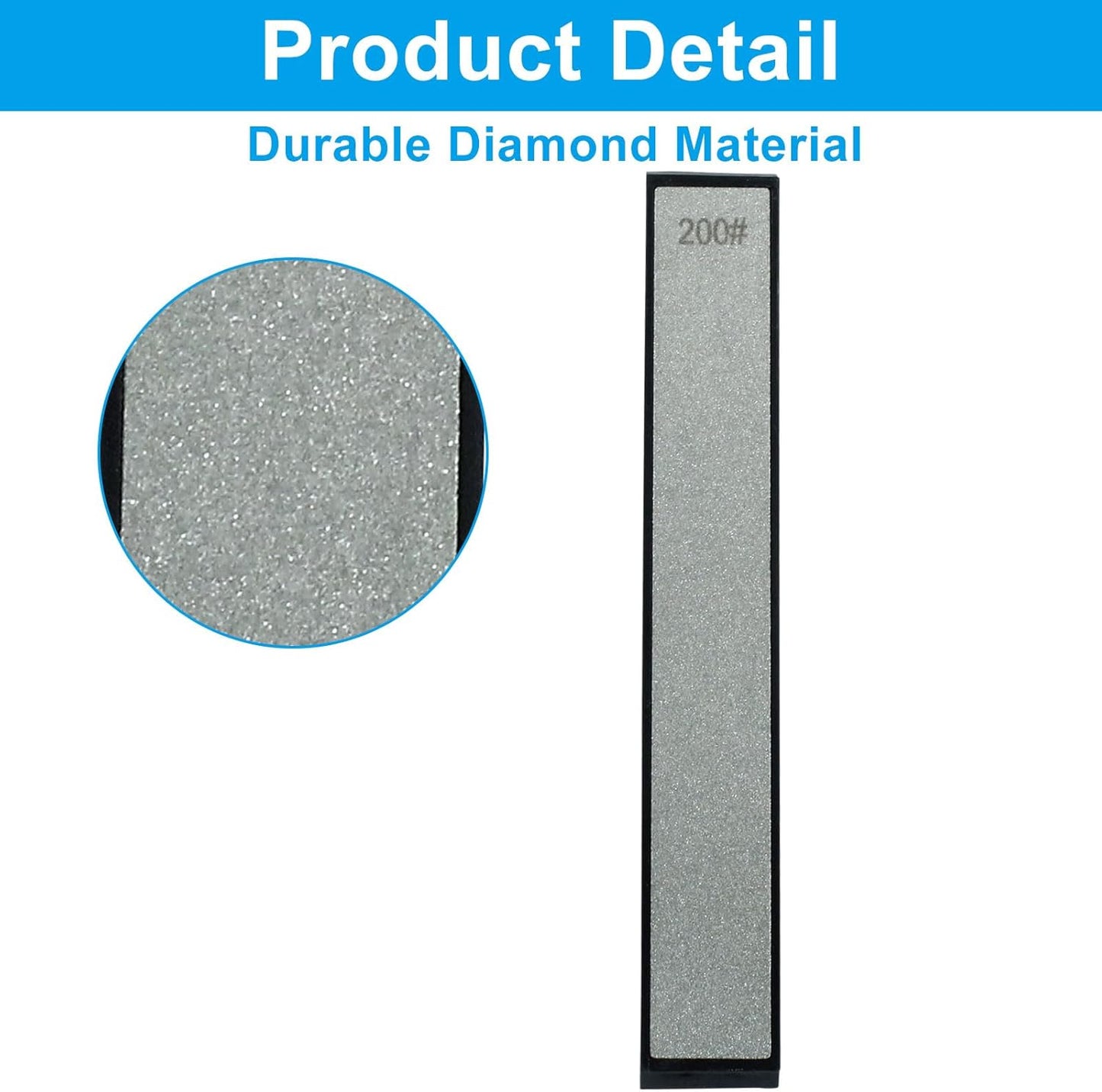8 Pieces Diamond Sharpening Stone Set for RUIXIN Pro RX-008 Knife Sharpener Fixed-angle kit, Professional Blade Stones 100/200/500/800/1000/1500/2000/3000 Grit