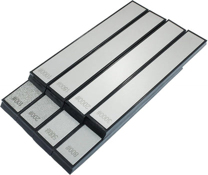 8 Pieces Diamond Sharpening Stone Set for RUIXIN Pro RX-008 Knife Sharpener Fixed-angle kit, Professional Blade Stones 100/200/500/800/1000/1500/2000/3000 Grit