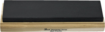 Arkansas Sharpening Stone Set - Wood Mounted 8"