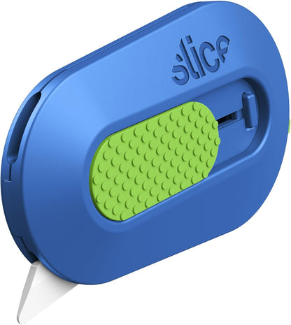 Slice Mini Box Cutter, Manual Retracting, Safe Ceramic Box Cutter Lasting 11x Longer than Metal, Keychain Box Opener