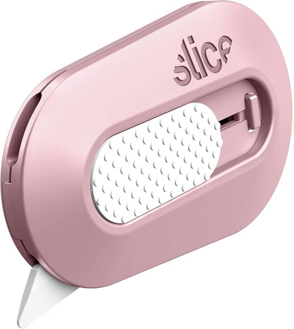 Slice Mini Box Cutter, Manual Retracting, Safe Ceramic Box Cutter Lasting 11x Longer than Metal, Keychain Box Opener