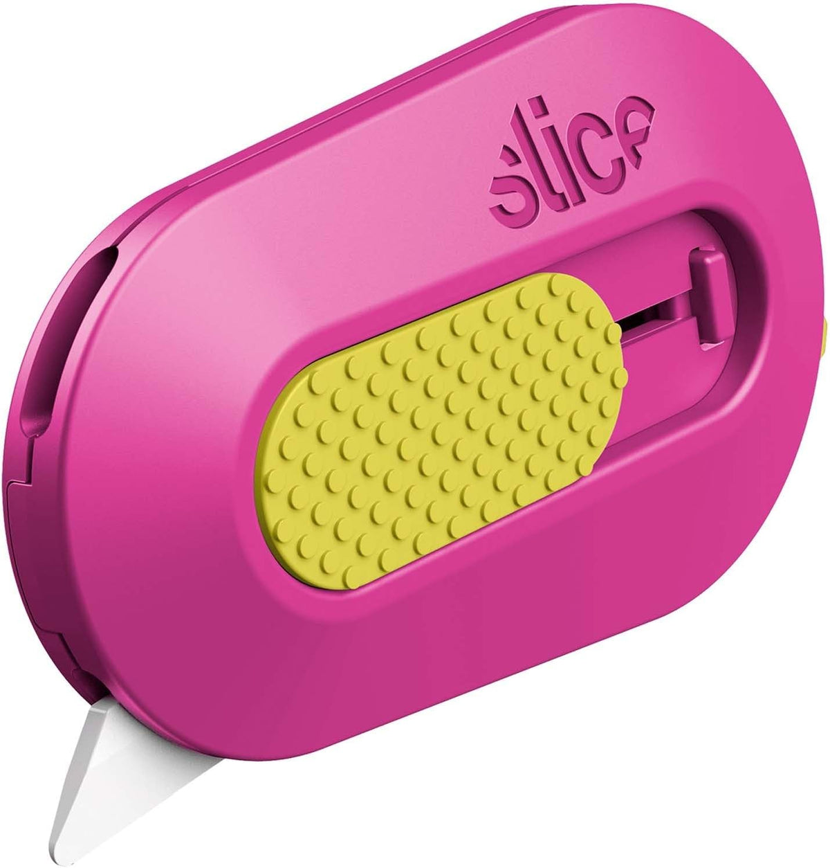 Slice Mini Box Cutter, Manual Retracting, Safe Ceramic Box Cutter Lasting 11x Longer than Metal, Keychain Box Opener