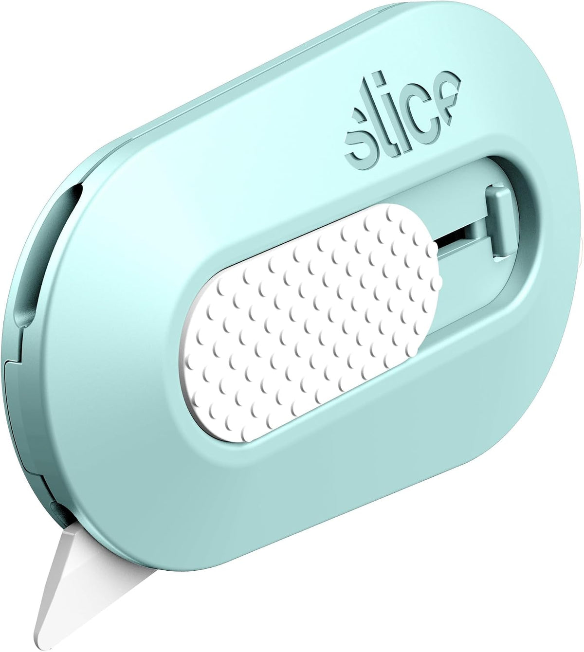 Slice Mini Box Cutter, Manual Retracting, Safe Ceramic Box Cutter Lasting 11x Longer than Metal, Keychain Box Opener