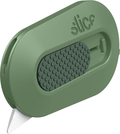 Slice Mini Box Cutter, Manual Retracting, Safe Ceramic Box Cutter Lasting 11x Longer than Metal, Keychain Box Opener