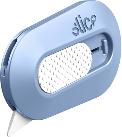 Slice Mini Box Cutter, Manual Retracting, Safe Ceramic Box Cutter Lasting 11x Longer than Metal, Keychain Box Opener
