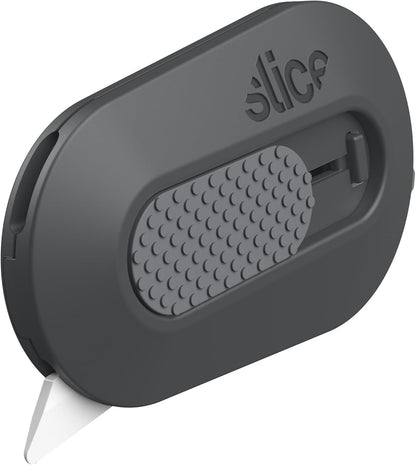 Slice Mini Box Cutter, Manual Retracting, Safe Ceramic Box Cutter Lasting 11x Longer than Metal, Keychain Box Opener