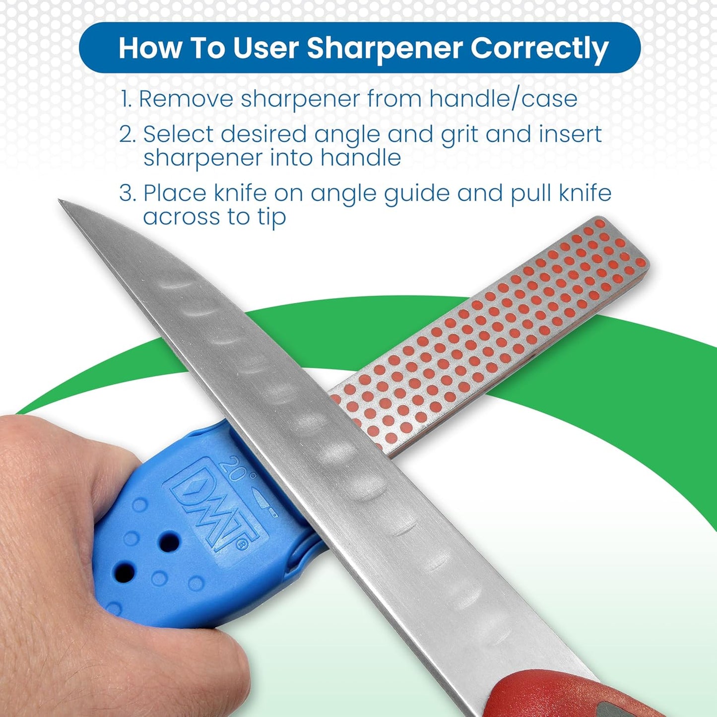 DMT (Diamond Machining Technology) Double Sided Diafold Sharpener - Fine