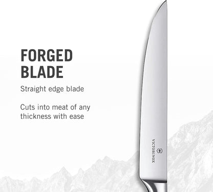 Grand Maître Steak Knife Set Ideal for Slicing a Wide Variety of Steak Cuts Straight Blade in Rosewood, Set of 4