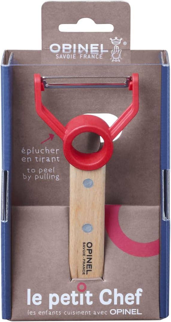 Le Petit Chef Peeler For Children and Teaching Food Prep and Kitchen Safety, Made in France