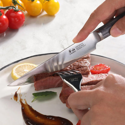 Cangshan 4-Piece Pakkawood Steak Knife Set | Wood Box, 10300535