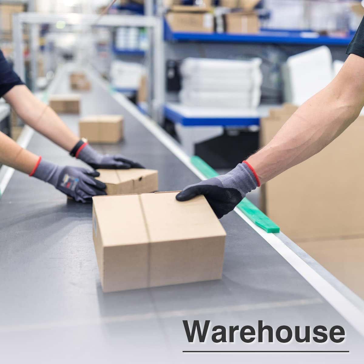 Safety Work Gloves, MicroFoam Nitrile Coated, Men Women,KG18N | Anti-Slip Grip, Breathable and Lightweight , Durable, Seamless Knit Nylon, For Construction, Warehouse, Automotive