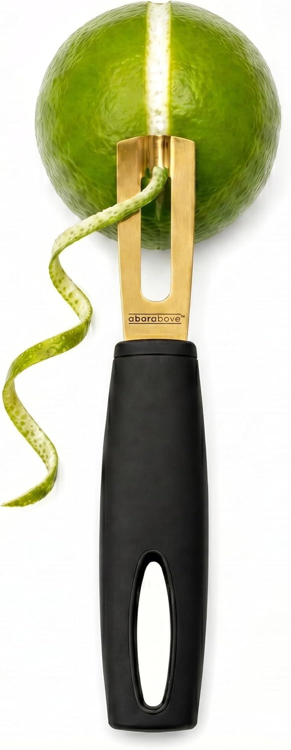 Channel Knife, Black Ergonomic Handle Stainless Steel Blade
