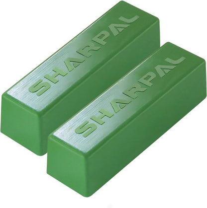 208H 106g / 4 Oz. Polishing Compound Fine Green Buffing Compound, Leather Strop Sharpening Stropping Compounds (2-Pack, Total 106g / 4 Oz.)