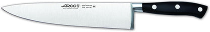 Forged Knife Serrated 5 Inch Nitrum Stainless Steel and 130 mm blade. Ergonomic Polyoxymethylene POM Handle. Series Riviera. Color Black