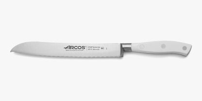 Forged Knife Serrated 5 Inch Nitrum Stainless Steel and 130 mm blade. Ergonomic Polyoxymethylene POM Handle. Series Riviera. Color Black