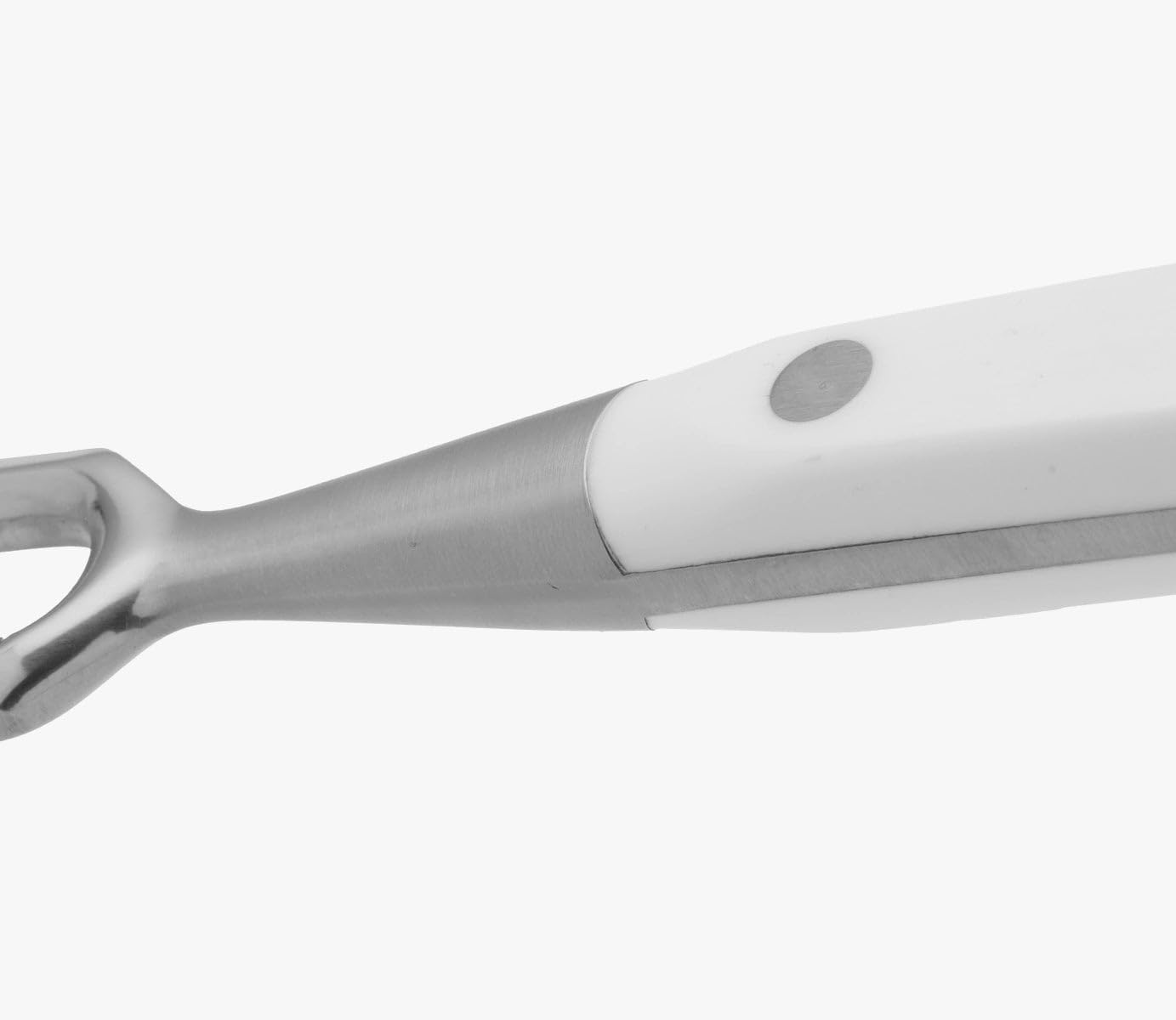 Forged Knife Serrated 5 Inch Nitrum Stainless Steel and 130 mm blade. Ergonomic Polyoxymethylene POM Handle. Series Riviera. Color Black
