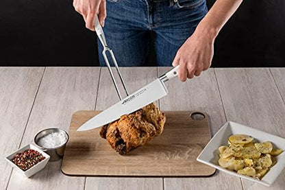Forged Knife Serrated 5 Inch Nitrum Stainless Steel and 130 mm blade. Ergonomic Polyoxymethylene POM Handle. Series Riviera. Color Black