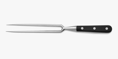 Forged Knife Serrated 5 Inch Nitrum Stainless Steel and 130 mm blade. Ergonomic Polyoxymethylene POM Handle. Series Riviera. Color Black