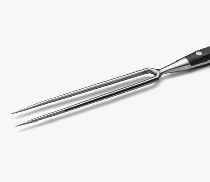 Forged Knife Serrated 5 Inch Nitrum Stainless Steel and 130 mm blade. Ergonomic Polyoxymethylene POM Handle. Series Riviera. Color Black