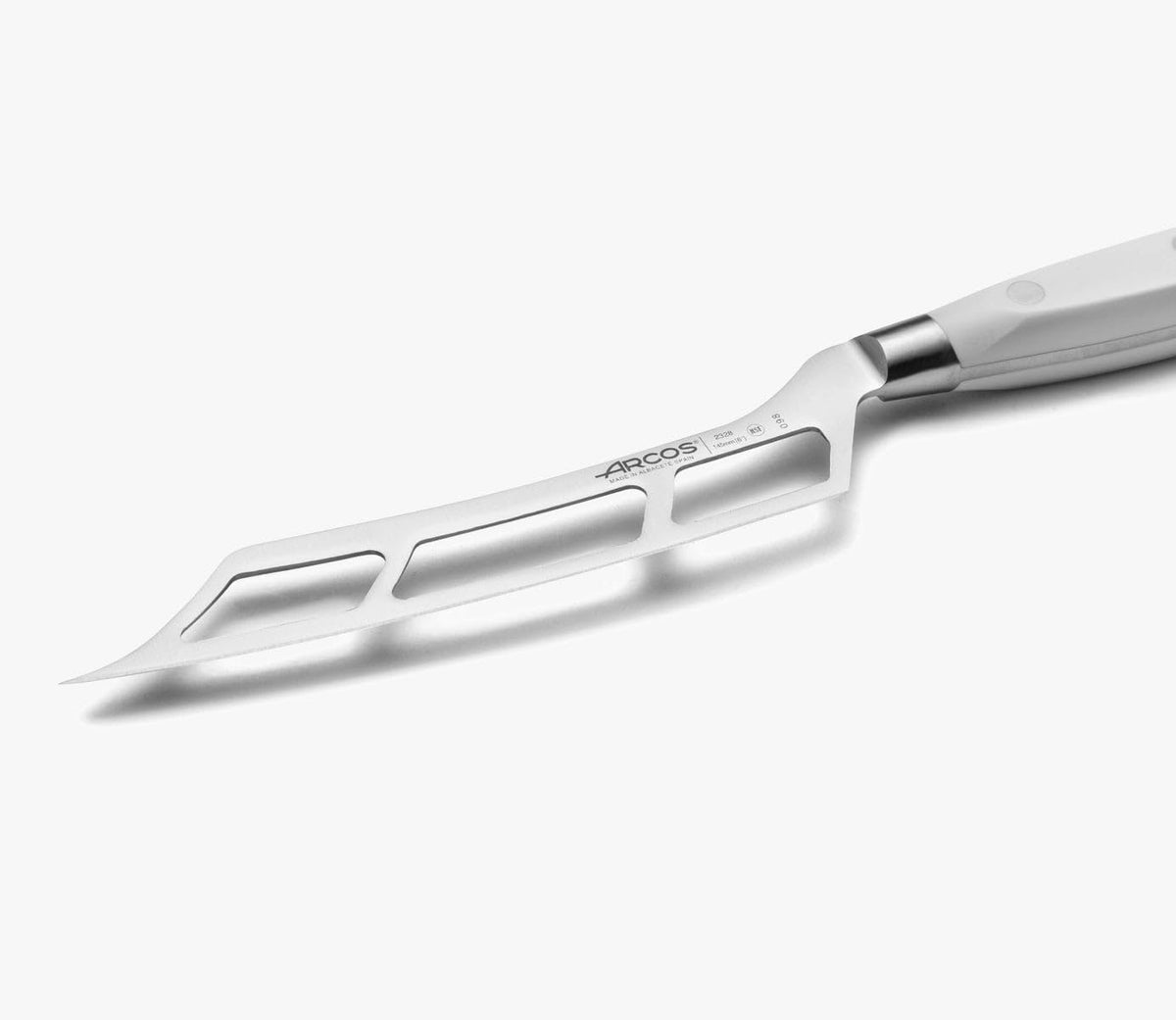 Forged Knife Serrated 5 Inch Nitrum Stainless Steel and 130 mm blade. Ergonomic Polyoxymethylene POM Handle. Series Riviera. Color Black