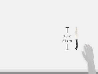 Forged Knife Serrated 5 Inch Nitrum Stainless Steel and 130 mm blade. Ergonomic Polyoxymethylene POM Handle. Series Riviera. Color Black