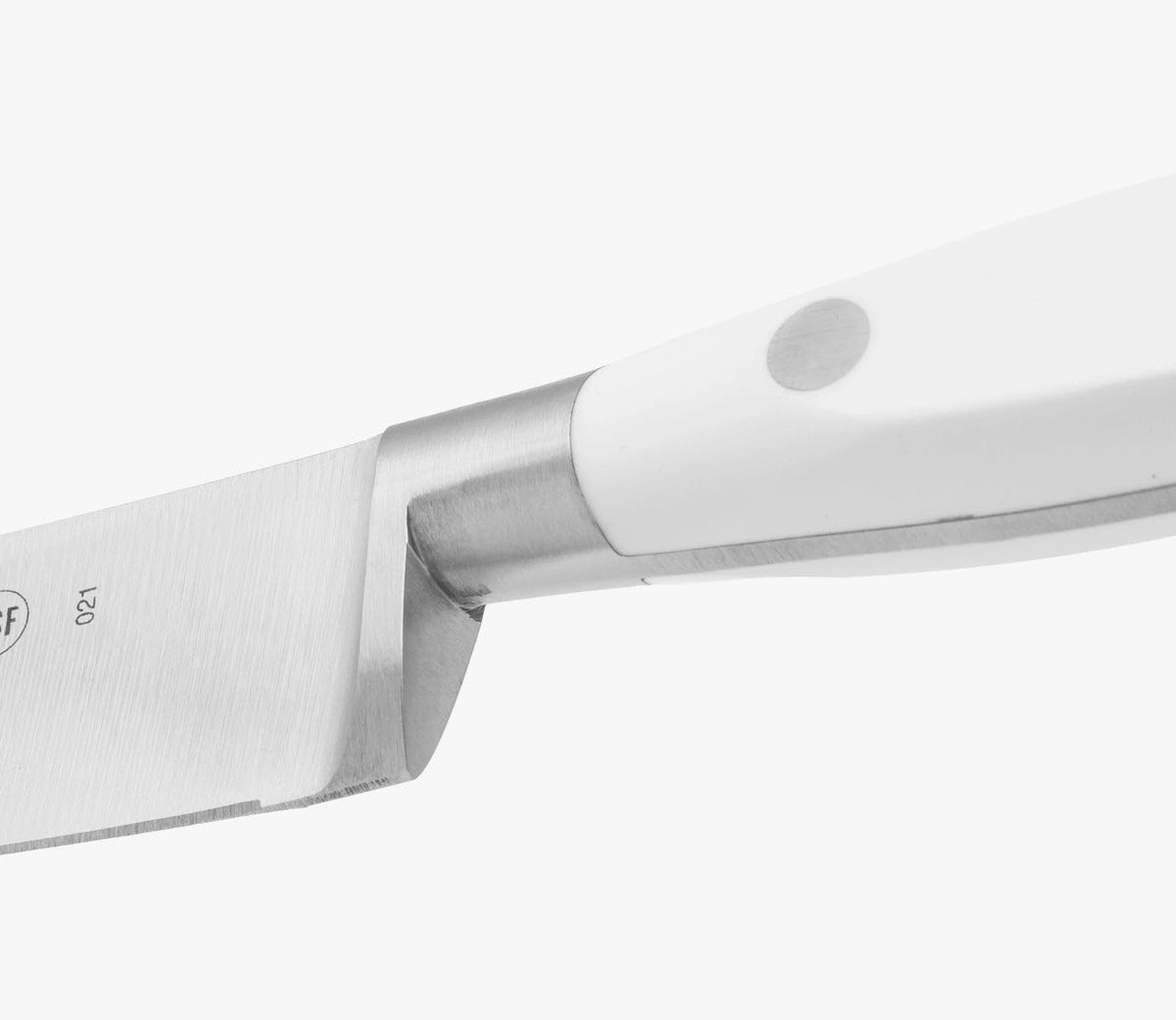 Forged Knife Serrated 5 Inch Nitrum Stainless Steel and 130 mm blade. Ergonomic Polyoxymethylene POM Handle. Series Riviera. Color Black