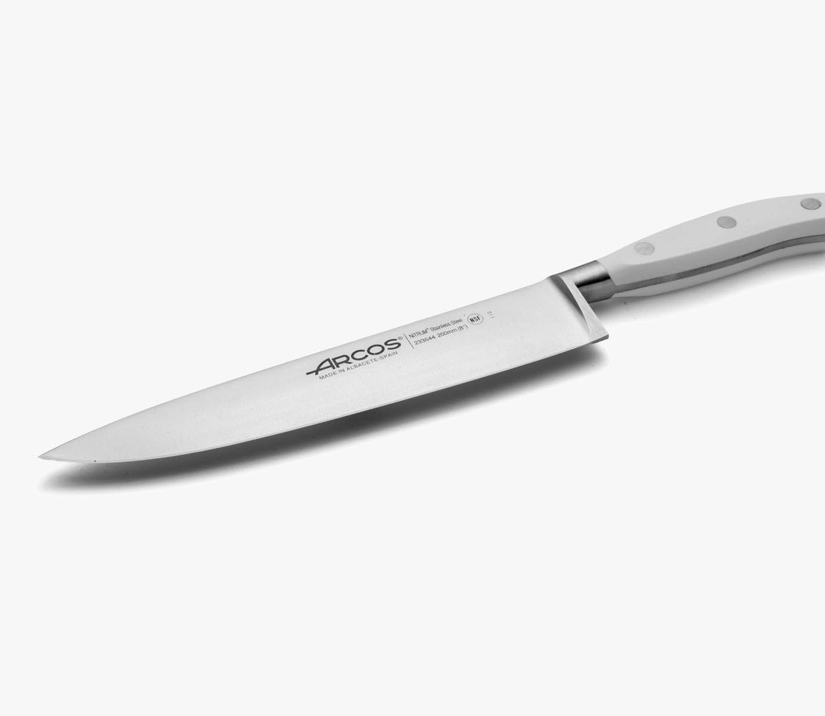 Forged Knife Serrated 5 Inch Nitrum Stainless Steel and 130 mm blade. Ergonomic Polyoxymethylene POM Handle. Series Riviera. Color Black