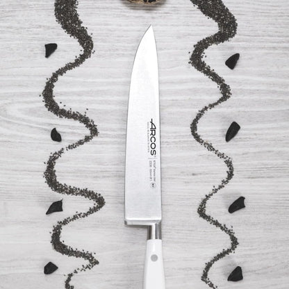 Forged Knife Serrated 5 Inch Nitrum Stainless Steel and 130 mm blade. Ergonomic Polyoxymethylene POM Handle. Series Riviera. Color Black