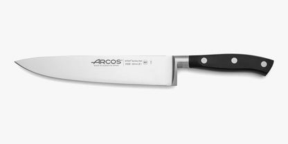 Forged Knife Serrated 5 Inch Nitrum Stainless Steel and 130 mm blade. Ergonomic Polyoxymethylene POM Handle. Series Riviera. Color Black