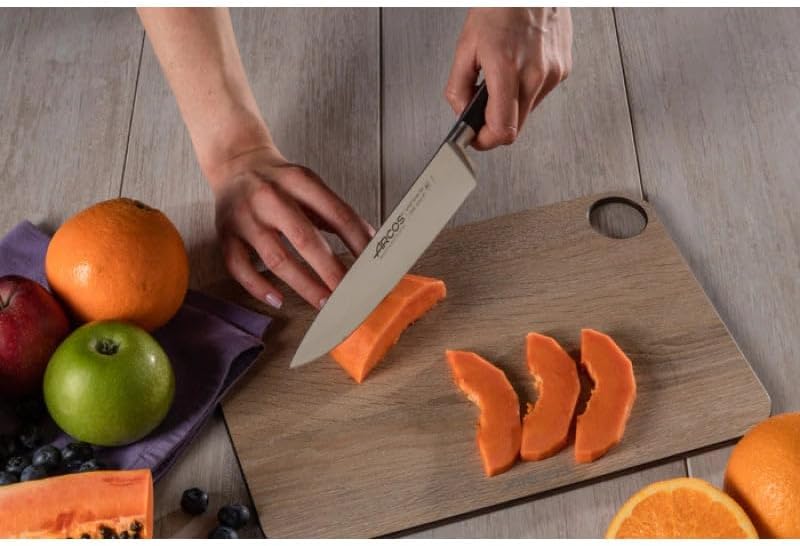 Forged Knife Serrated 5 Inch Nitrum Stainless Steel and 130 mm blade. Ergonomic Polyoxymethylene POM Handle. Series Riviera. Color Black