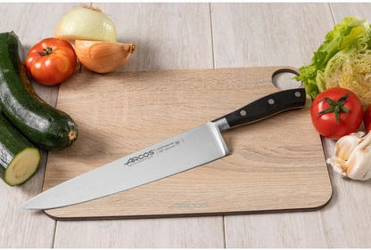 Forged Knife Serrated 5 Inch Nitrum Stainless Steel and 130 mm blade. Ergonomic Polyoxymethylene POM Handle. Series Riviera. Color Black