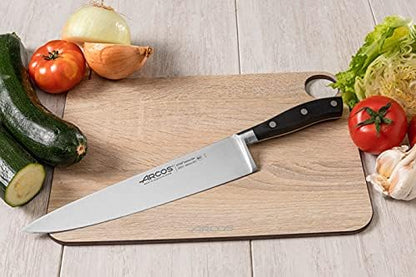 Forged Knife Serrated 5 Inch Nitrum Stainless Steel and 130 mm blade. Ergonomic Polyoxymethylene POM Handle. Series Riviera. Color Black