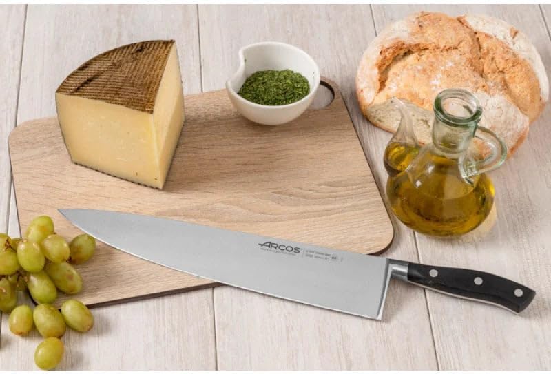 Forged Knife Serrated 5 Inch Nitrum Stainless Steel and 130 mm blade. Ergonomic Polyoxymethylene POM Handle. Series Riviera. Color Black