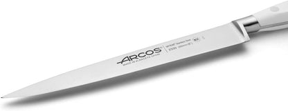 Forged Knife Serrated 5 Inch Nitrum Stainless Steel and 130 mm blade. Ergonomic Polyoxymethylene POM Handle. Series Riviera. Color Black